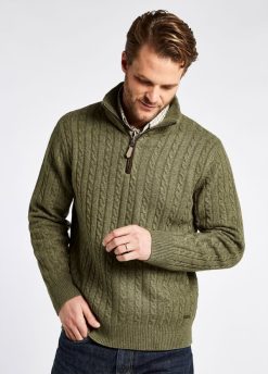 Dubarry hombres suéter cronin con cremallera en el cuello verde oscuro ropa 8DN2481088 Dubarry Clare Boots