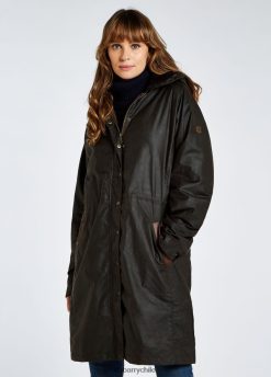Dubarry mujer abrigo de cera ballyvaughan verdete ropa 8DN248505 Dubarry Coat