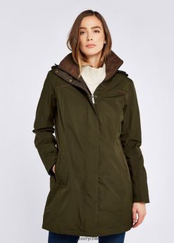 Dubarry mujer abrigo de viaje beaufort aceituna ropa 8DN248219 Dubarry Coat Chile