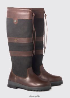 Dubarry mujer bota campestre galway negro/marrón calzado 8DN24865 Dubarry Coat