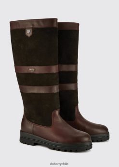 Dubarry mujer bota campestre kilternana negro/marrón calzado 8DN248105 Dubarry Coat