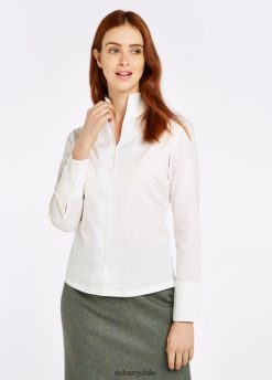 Dubarry mujer camisa de campanilla blanca blanco ropa 8DN248176 Dubarry Clare Boots