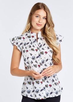 Dubarry mujer camisa más salvaje blanco multicolor ropa 8DN248779 Dubarry Coat Chile