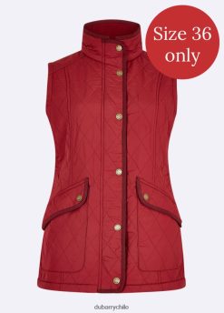 Dubarry mujer chaleco acolchado clonmel rubí ropa 8DN248710 Dubarry Clothing Chile
