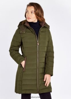 Dubarry mujer chaqueta acolchada ballybrophy aceituna ropa 8DN248185 Dubarry Coat