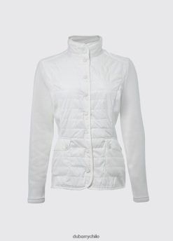 Dubarry mujer chaqueta de felpa vela blanca ropa 8DN248713 Dubarry Coat