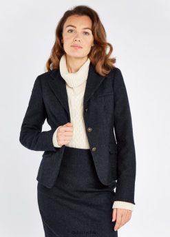 Dubarry mujer chaqueta de tweed botón de oro marina de guerra ropa 8DN248507 Dubarry Coat Chile