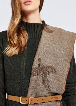 Dubarry mujer estola de lana birchdale gris pardo accesorios 8DN248286 Dubarry Clothing Chile