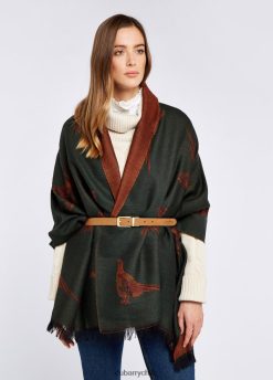 Dubarry mujer estola de lana birchdale hiedra accesorios 8DN248275 Dubarry Coat Chile