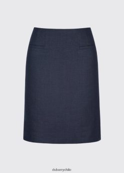 Dubarry mujer falda de lino de girasol para mujer marina de guerra ropa 8DN248783 Dubarry Coat Chile