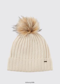 Dubarry mujer gorro de punto zarapito con pompón tiza accesorios 8DN248371 Dubarry Coat Chile