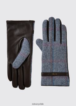 Dubarry mujer guantes de cuero de tweed ballycastle neblina de mezclilla accesorios 8DN248418 Dubarry Clothing Chile