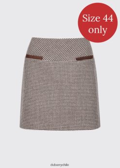 Dubarry mujer minifalda de tweed con trébol cafetería ropa 8DN248642 Dubarry Clothing Chile