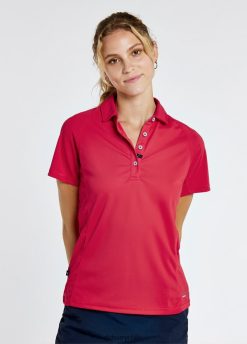 Dubarry mujer polo tecnico riviera rojo ropa 8DN248162 Dubarry Clothing Chile
