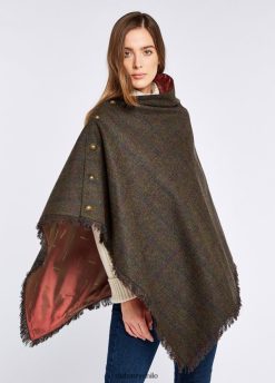 Dubarry mujer poncho de tweed color avellana cicuta ropa 8DN248175 Dubarry Coat Chile