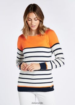 Dubarry mujer suéter glenties blanco ropa 8DN248675 Dubarry Coat Chile