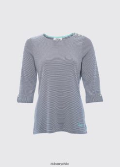 Dubarry mujer top a rayas portmagee marina de guerra ropa 8DN248833 Dubarry Coat