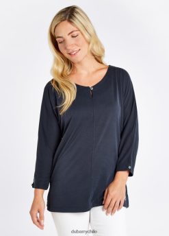 Dubarry mujer top de manga 3/4 mountlucas marina de guerra ropa 8DN248731 Dubarry Coat Chile