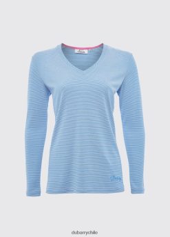 Dubarry mujer top portumna de manga larga azul ropa 8DN248728 Dubarry Clare Boots