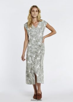 Dubarry mujer vestido estampado sin mangas wildfire pesto ropa 8DN248137 Dubarry Coat