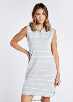 Dubarry mujer vestido tipo polo con guijarros platino ropa 8DN248777 Dubarry Coat